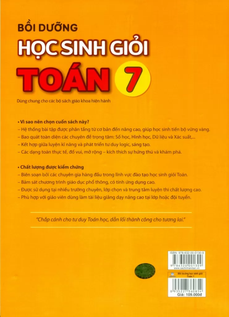 BỒI DƯỠNG HỌC SINH GIỎI TOÁN LỚP 7 (Dùng chung cho các bộ SGK hiện hành)